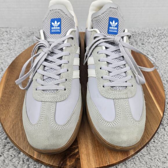 Adidas Mens 10.5 Samba ADV Light Solid Grey Casual Lifestyle Daily Sneaker - Picture 6 of 13